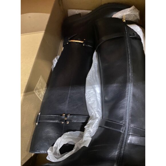 Kenneth Cole Reactio Womens Livie Tall Shaft Zipper Boots Black Size 7.5 NIB - Picture 6 of 6